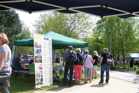 Blick auf den VdK-Infostand