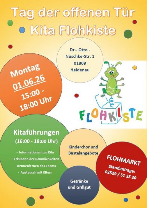 Plakat zu Tag der offenen T&uuml;r