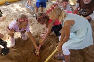 Schatzsuche im Sandkasten