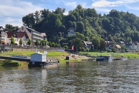 Blick auf die Elbe