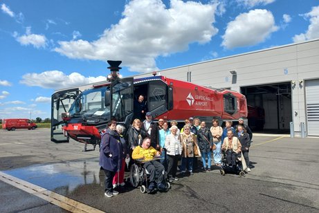 Besuch am Airport Leipzig - Halle