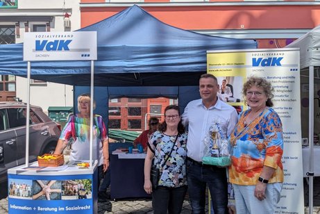 VdK-Informationsstand des Ortsverbandes Bad D&uuml;ben