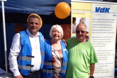 VdK-Informationsstand des Ortsverbandes Bad D&uuml;ben